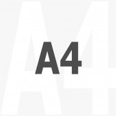 A4 - 210X297